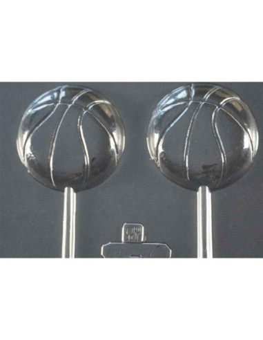 MOLDE  PVC PIRULETA BALÓN BASQUET  Ø70mm (2c)-1
