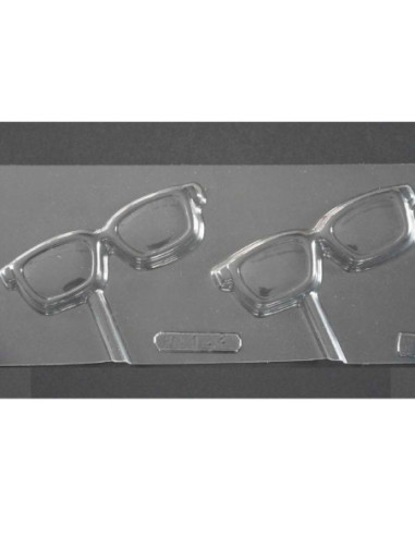 MOLDE PVC PIRULETA GAFAS 110x35x10mm (2c) -1