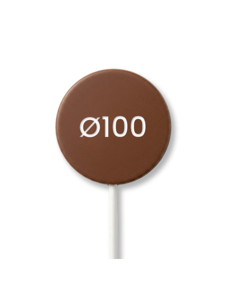 MOLDE PVC PIRULETA LISA Ø100 mm (1c)