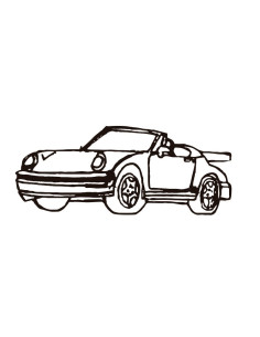 M. PVC COCHE PORSCHE SP (1P) 240x104x70