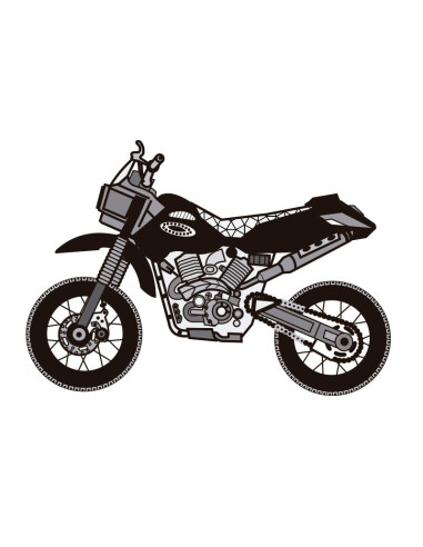 M. PVC MOTO CROS SP (P) 250x180mmTerrestre