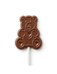 MOLDE PVC PIRULETA OSITO CORAZÓN 85x70mm (2c)