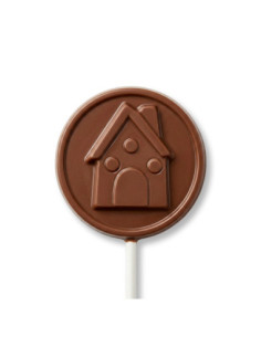 MOLDE PVC PIRULETA CASITA Ø55x12mm (2c)