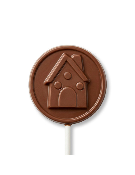 MOLDE PVC PIRULETA CASITA Ø55x12mm (2c)