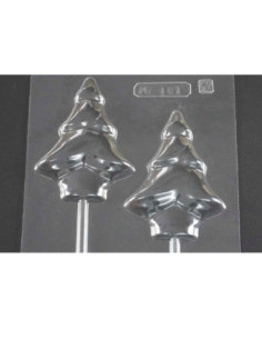 MOLDE PVC PIRULETA ÁRBOL NAVIDAD 100x70mm (2c) 2
