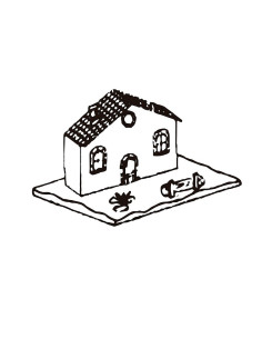 M. PVC CASA 140x185x55mmCasas