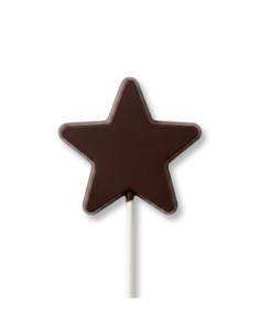 MOLDE PVC PIRULETA ESTRELLA 105x105x9mm (2c)