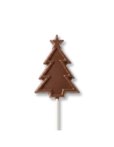 MOLDE PVC PIRULETA ABETO ESTRELLA 90x65x9mm (2c)