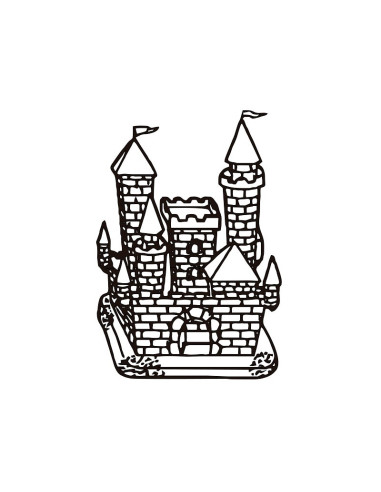 MOLDE PVC CASTILLO 190x200x250 (19P)Castillos