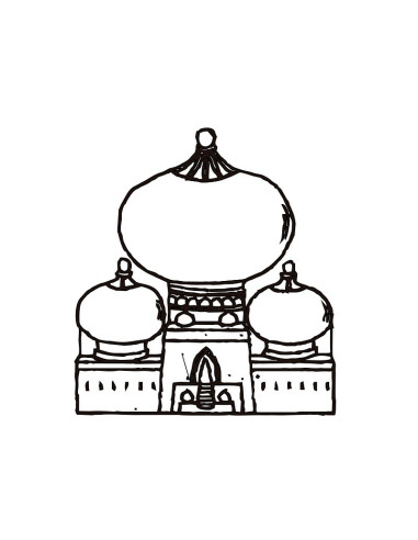 MOLDE PVC TAJ MAHAL PLANO 154x125x50 (1P)Castillos