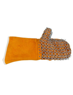 MANOPLA ANTICALORICA 40cm MALLA METALICA IZQ