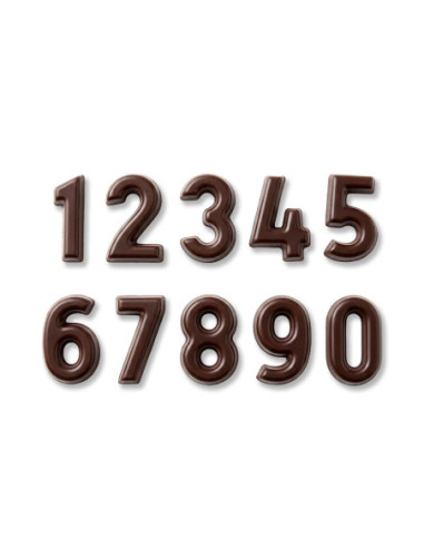 MOLDE PVC NUMEROS 35 mm