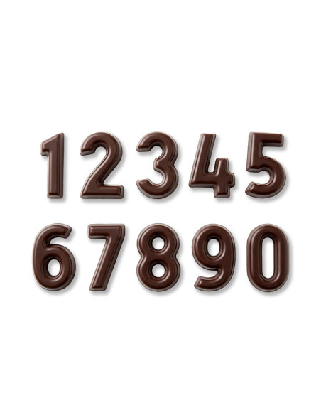 MOLDE PVC NUMEROS 35 mm