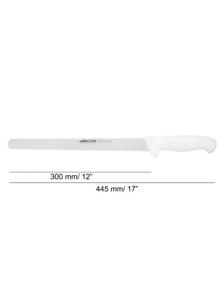 CUCHILLO 300 mm PASTELERO BLANCO 2900 ARCOS-3