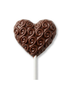 MOLDE PVC PIRULETA CORAZÓN ONDAS-1 Ø65x16mm (2c)