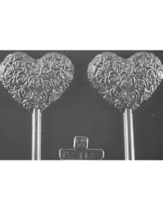 MOLDE PVC PIRULETA CORAZÓN ONDAS-2 Ø65x16mm (2c) 2