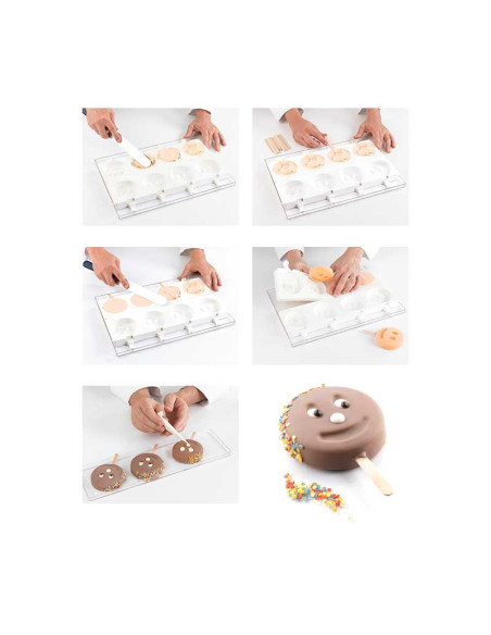 MOLDE STECCO FLEX GEL07 MR FUNNY (2pz)-2
