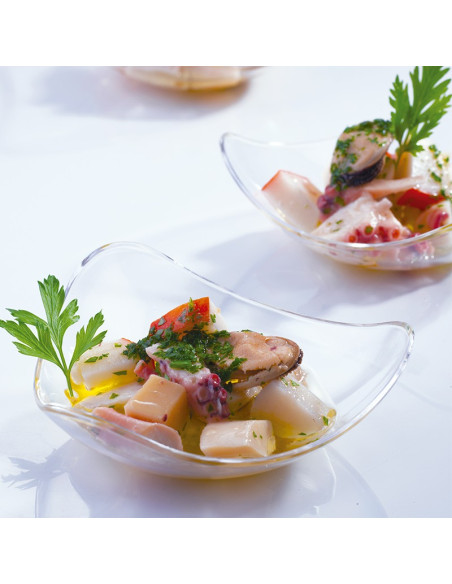 MINI PLATO 8.5x8.5x3cm 30ml. (100 u)Platos y cubiertos