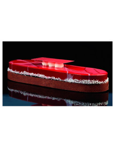 ARO OVAL PERFORADO 190x70xh20mm INOX CROSTATA 2