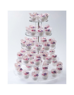 EXPOSITOR REDONDO PLEXIGLAS DE 5 ESTANTESExpositores 2