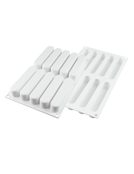 MOLDE FASHION ECLAIR 80 ( 10p )Silikomart Monoporciones