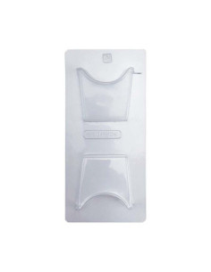 MOLDE PVC SOPORTE PATATAS FRITAS 70x70x50 mm (2c) 2