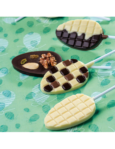 M. PVC PIRULETA HUEVO 52x77x9mm (2mx4i-8p)Pvc Piruletas