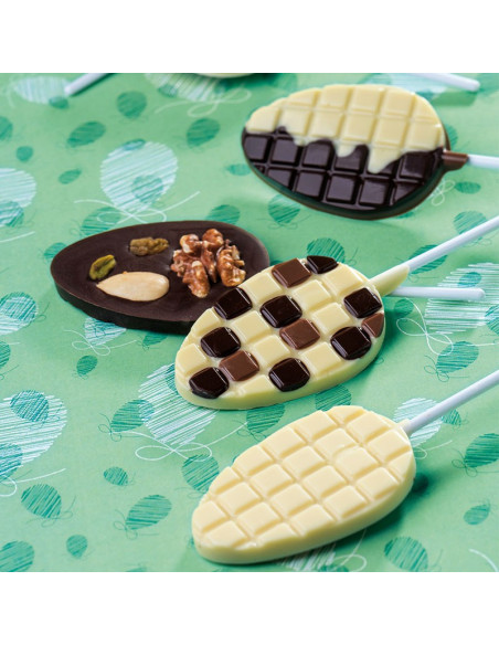 M. PVC PIRULETA HUEVO 52x77x9mm (2mx4i-8p)Pvc Piruletas