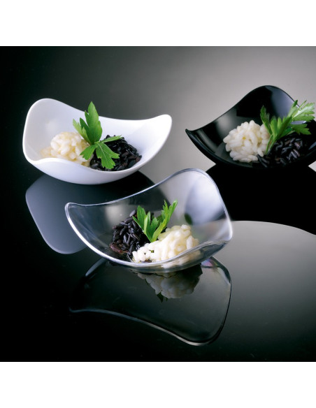 MINI PLATO 8.5x8.5x3cm 30ml. (100 u)Platos y cubiertos