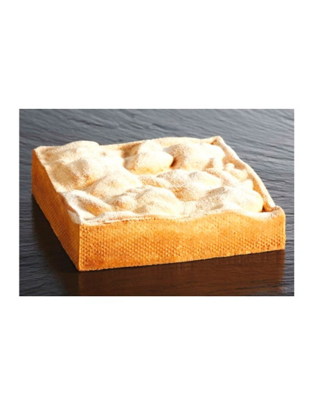 MARCO CUADRADO PERFORADO H2cm INOX CANTOS RECTOS