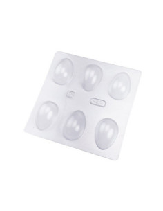 MOLDE PVC HUEVO LISO Ø33 x h50 mm (6c) 2
