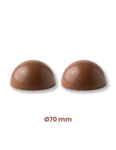 MOLDE PVC SEMIESFERA Ø70mm 2c