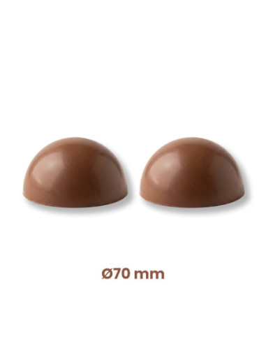 MOLDE PVC SEMIESFERA Ø70mm 2c