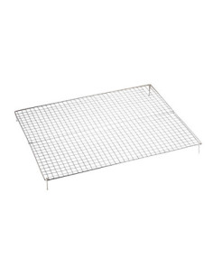 REJA CUADRICULA 290x390mm INOX CON PIES