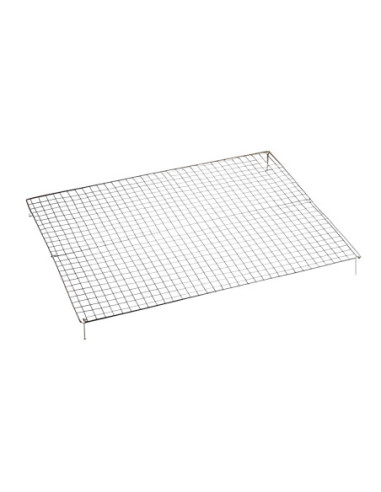 REJA CUADRICULA 290x390mm INOX CON PIES