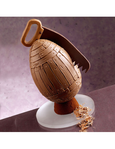 HUEVO MADERAS GUSCIO 2p. DECOSILSilicona 3D Pascua