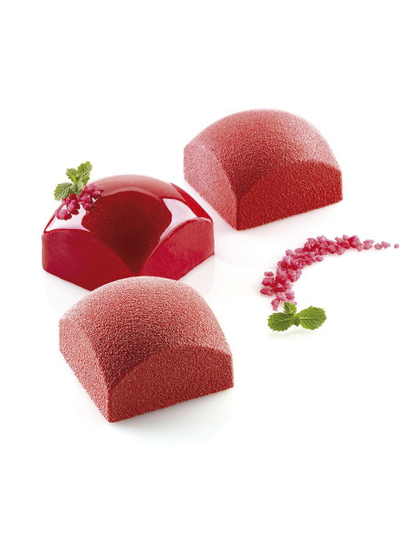 MOLDE SQUARE SPHERE 110 - 8pSilikomart Monoporciones