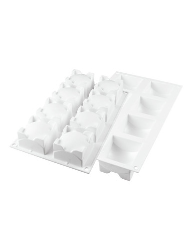 MOLDE SQUARE SPHERE 110 - 8pSilikomart Monoporciones MOLDE SQUARE SPHERE 110 - 8pSilikomart Monoporciones