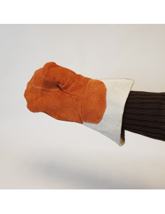 GUANTE MANOPLA CUERO TRAT.10 cm GM ANTICALOR 300ºCGuantes obrador