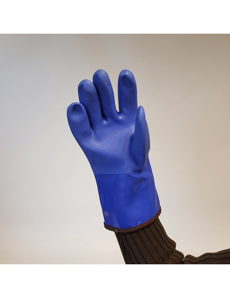 GUANTE PVC 29 cm. AISLANTE HASTA -20grados C (par)Guantes obrador