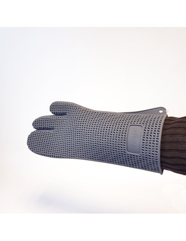 GUANTE MANOPLA SILICONA 38,5 cm ANTICALOR 300ºCGuantes obrador