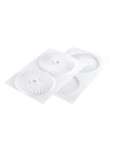 MOLDE PLISSÉ 100  Ø140 x h10 mm 2c 100ml 2