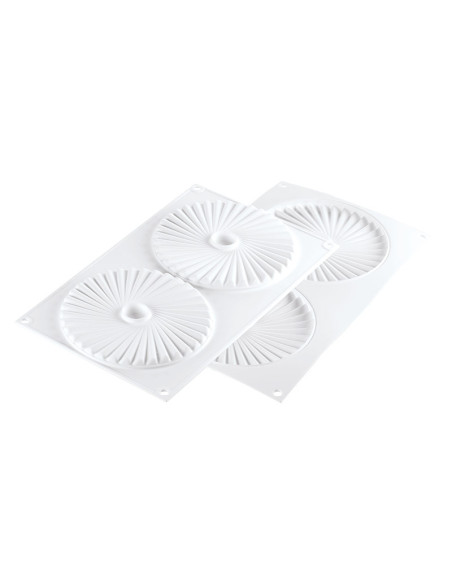 MOLDE PLISSÉ 100  Ø140 x h10 mm 2c 100ml-1