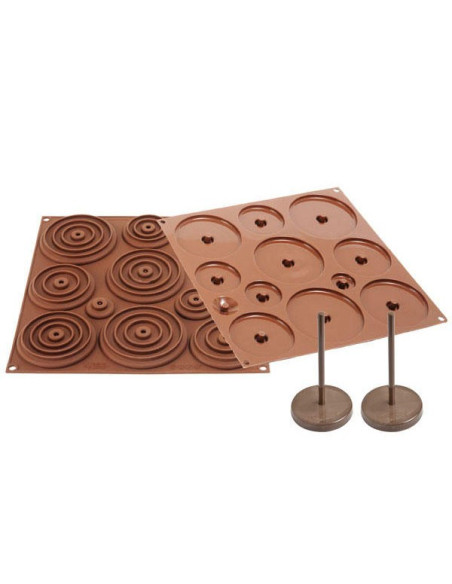 MOLDE 3D EGG CHOC D80x150mm (2pz) SILICONAEasy Choc