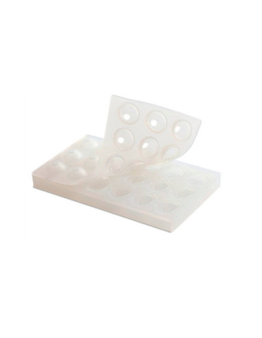 MOLDE ESFERA 3D - AF003 - 18p D35mm SILICONA-1