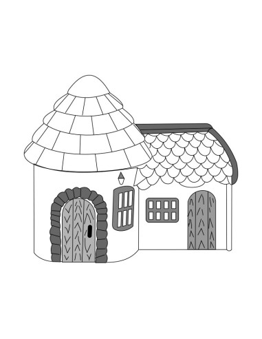 M. PVC CASA CAMPESINA (2m) 160x125x110mmCasas
