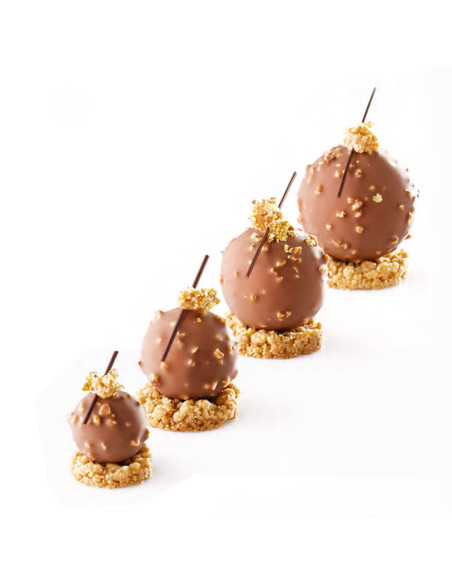 MOLDE ESFERA 3D - AF001 - 8p D55mm SILICONA-4