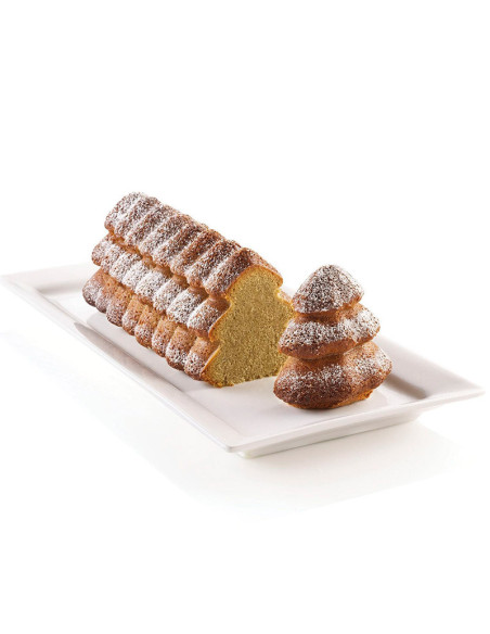 MOLDE SILICONA TRONCO BUCHE SAPIN 250x89xh87mm-1