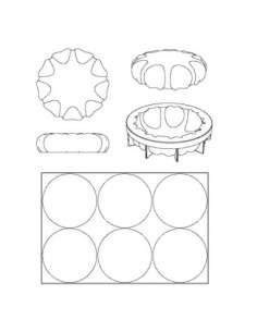 MOLDE KE014 PETAL D180xh47mm 2
