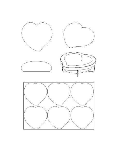 MOLDE KE016 PASSION 175x165x58mm-1